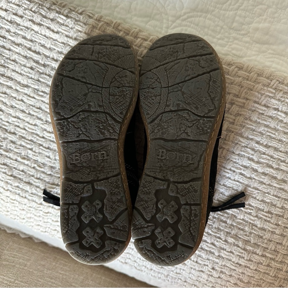 Born Black Ankle Boots - Picture 7 of 15